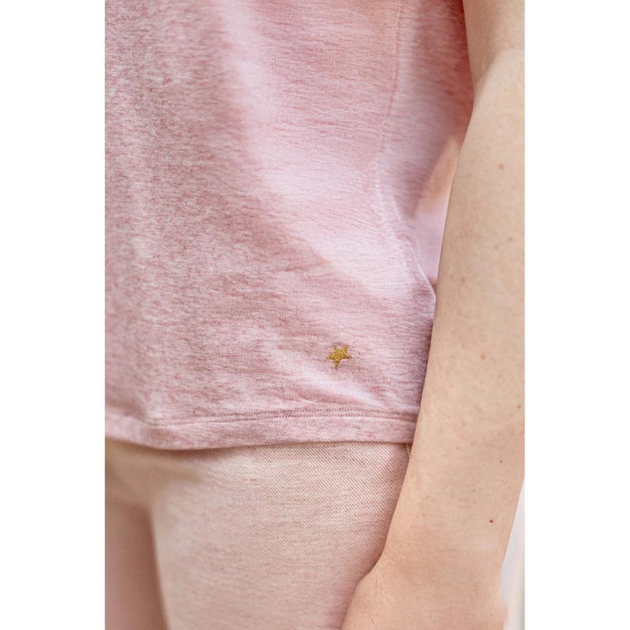 La Petite Etoile T-shirt Manches Courtes Scintillant  