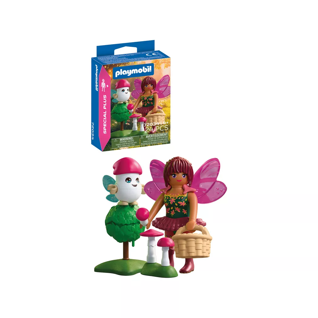 Playmobil - 72034 Waldfee mit süssem Helfer, Multicolor