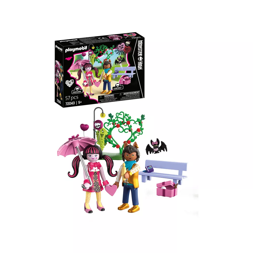 Playmobil - 72043 Monster High Valentinstagsdate, Multicolor
