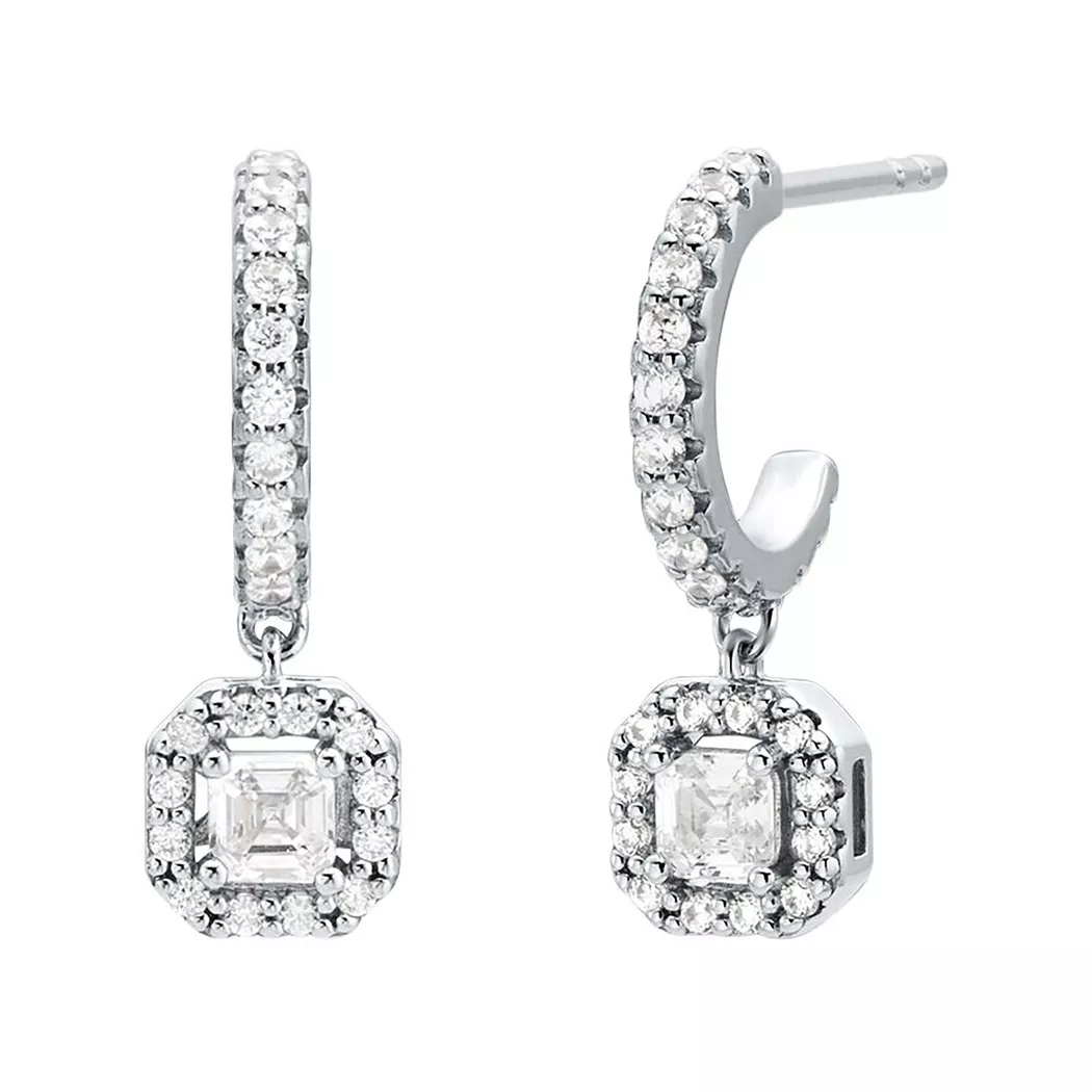 Michael Kors - Ohrstecker, Kors Brilliance, One Size, Silber