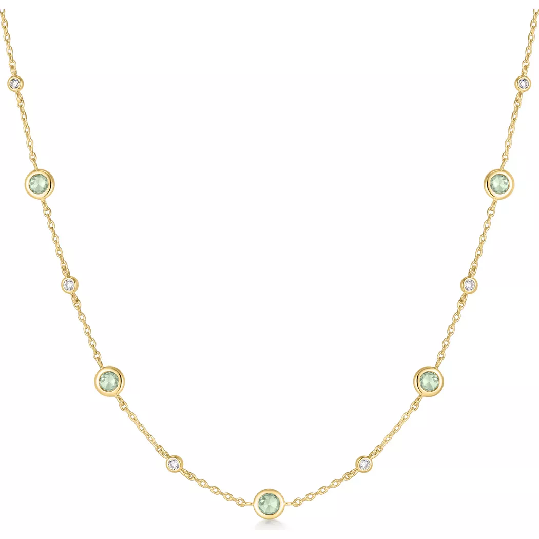 ANIA HAIE - Halskette, Ripple Joy, 40.5+5CM, Goldfarben