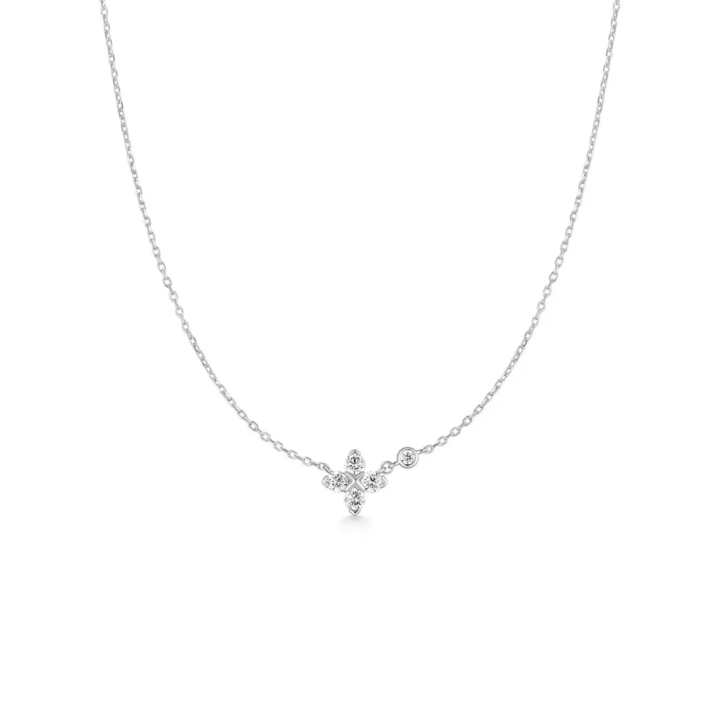 ANIA HAIE - Halskette, Starlit Drops, 40.5+5CM, Silber