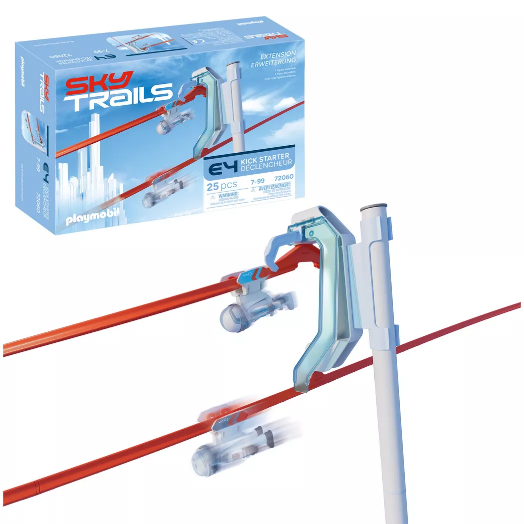 Playmobil - 72060 Sky Trails: Kick Starter, Multicolor