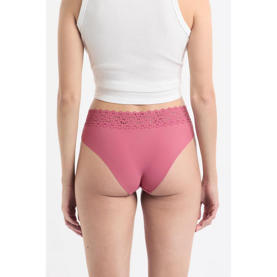 Etam Hipster Slip mit Spitzenbesatz  