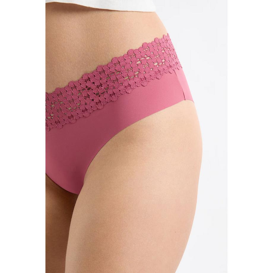 Etam Hipster Slip mit Spitzenbesatz  