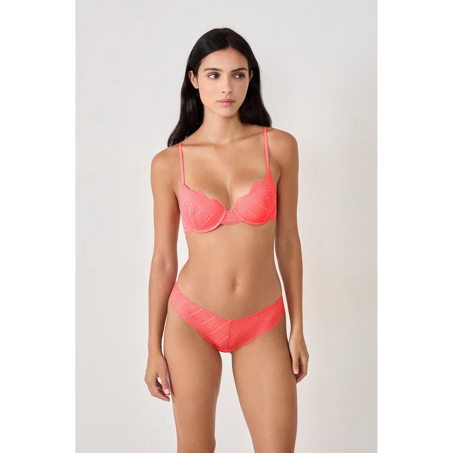 Etam Soutien-gorge Push-Up à Bord Festonné  
