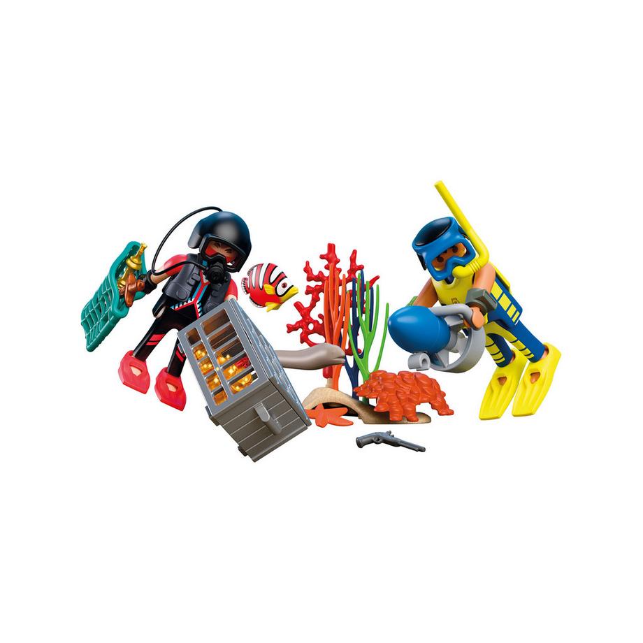 Playmobil  72078 Poliziotto sub con tesoro 