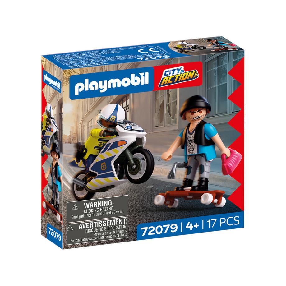 Playmobil  72079 Inseguimento in moto 