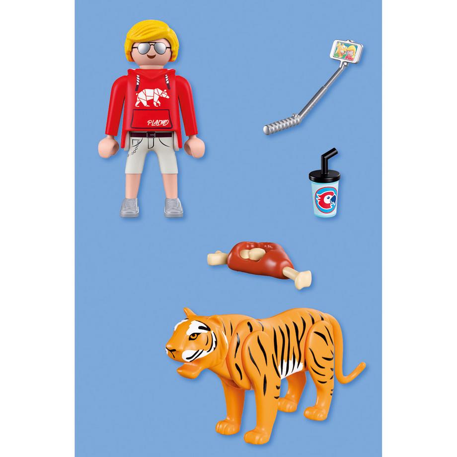 Playmobil  Zoo: Tigre e visitatore 
