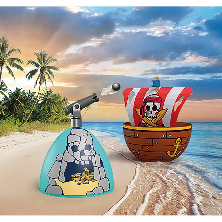 Playmobil  Oeuf 2en1 : L'Île aux Pirates 