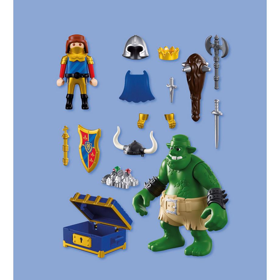 Playmobil  72116 Troll e tesoro cavalieri 
