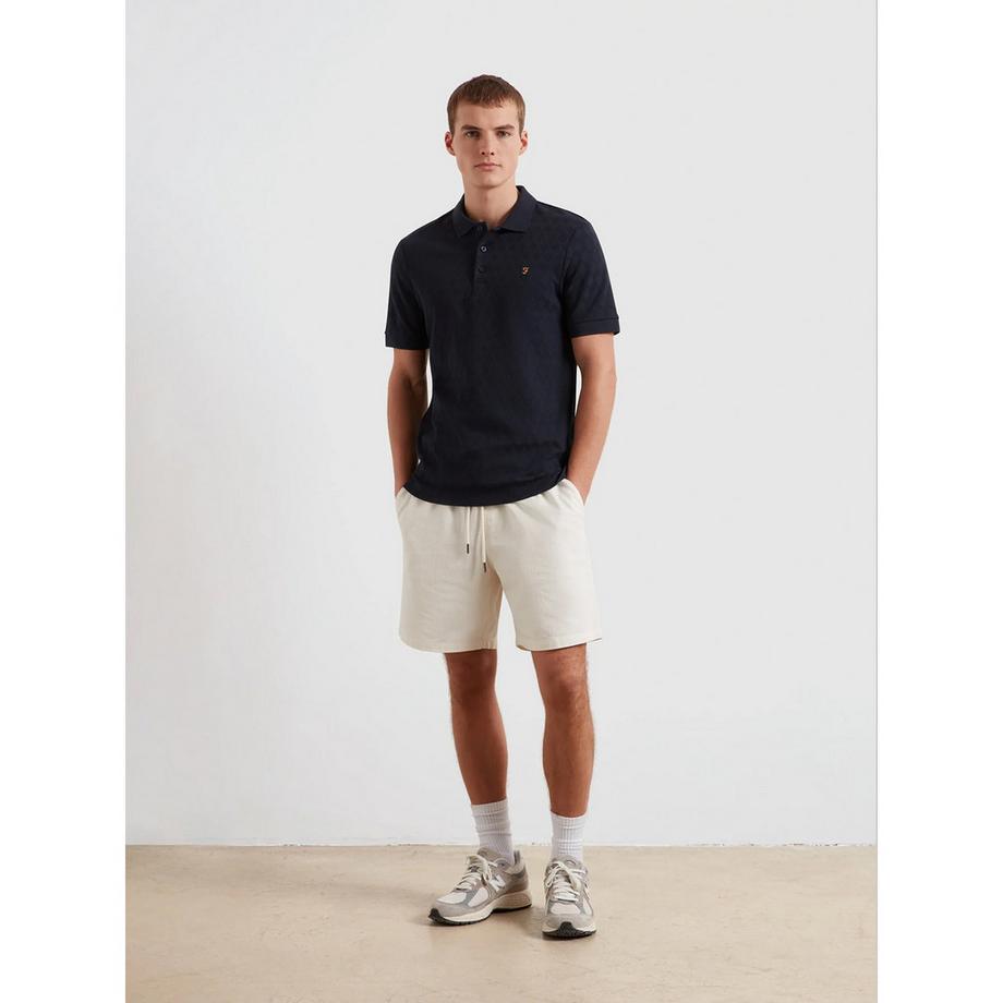 FARAH Polo Motif Losanges Regular Fit  