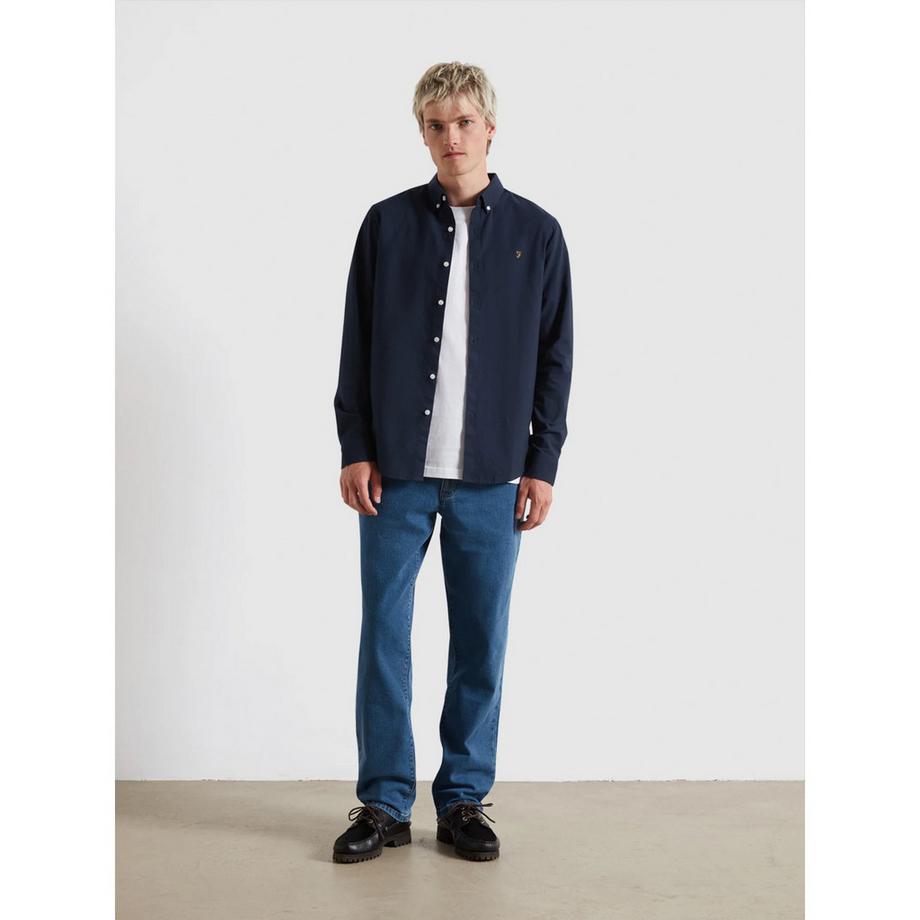 FARAH Langarm Button-Down Hemd Regular Fit  