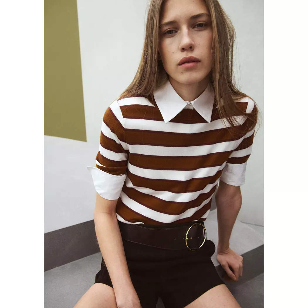 Mango - Sweatshirt, für Damen, Braun, Größe XL