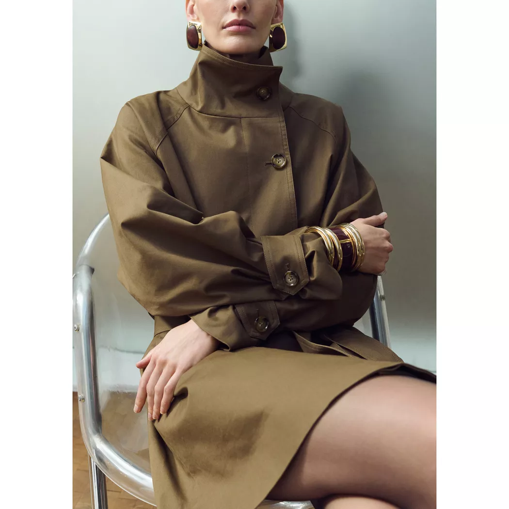 Mango - Trenchcoat, für Damen, Braun Medium, Größe S