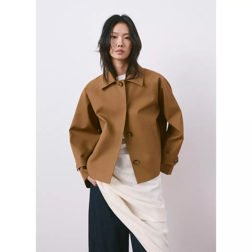 Mango - Jacke, für Damen, Camel, Größe M