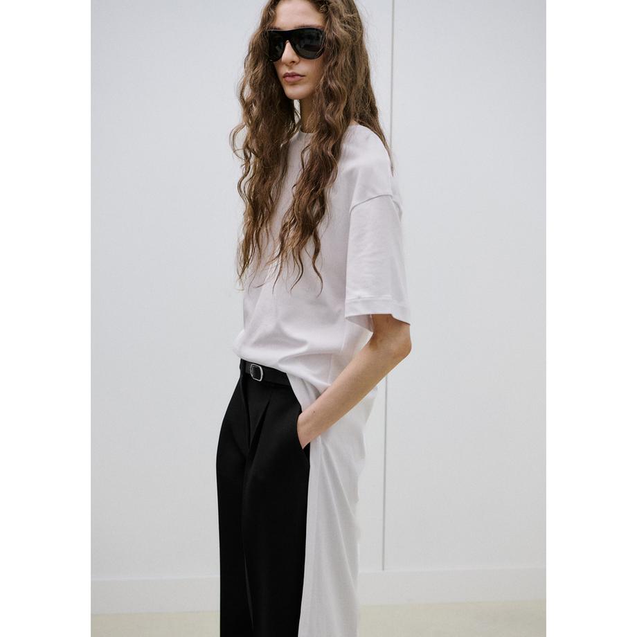 MANGO Cinta Pantalon en tissu  