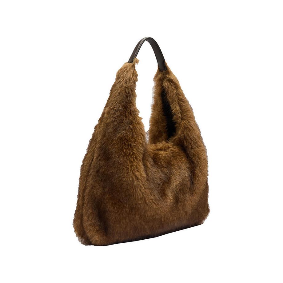 Parfois Sac à Bandoulière en Fausse Fourrure  