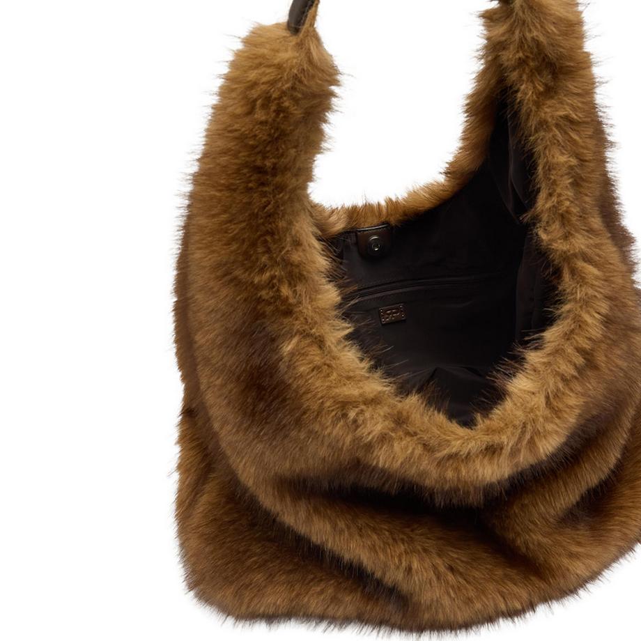 Parfois Sac à Bandoulière en Fausse Fourrure  