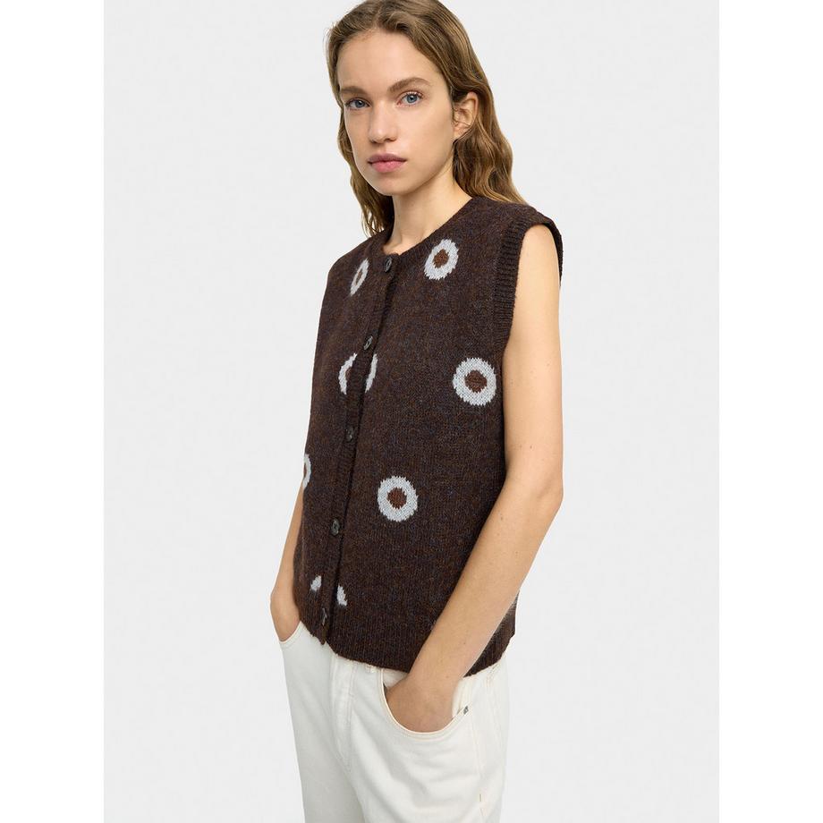 Parfois Cardigan senza maniche girocollo  