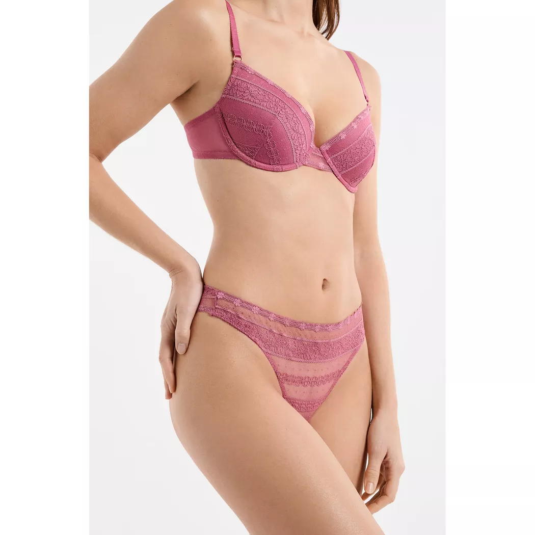 Etam - Tanga, für Damen, Rosa, Größe 38 2