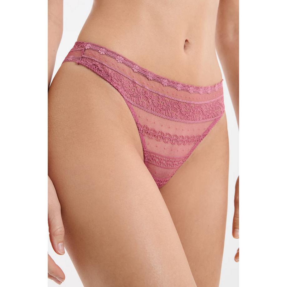 Etam Slip Tanga en Dentelle  