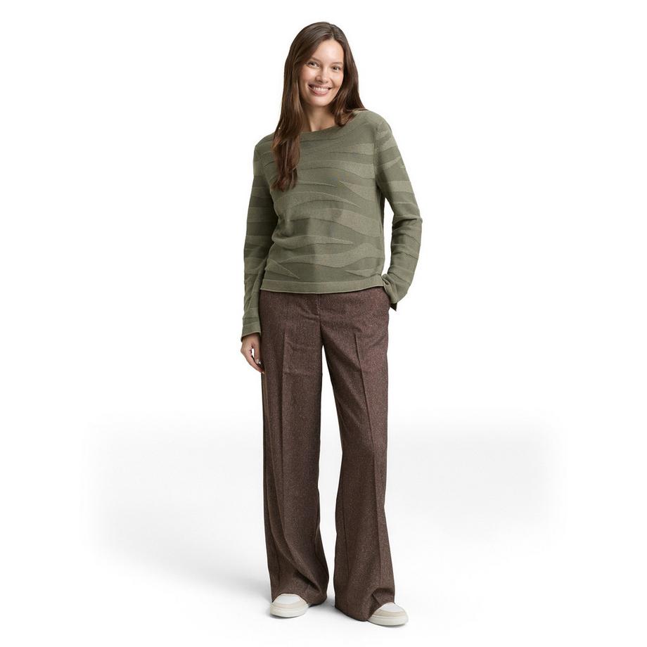 TOM TAILOR Pull en maille texturée  