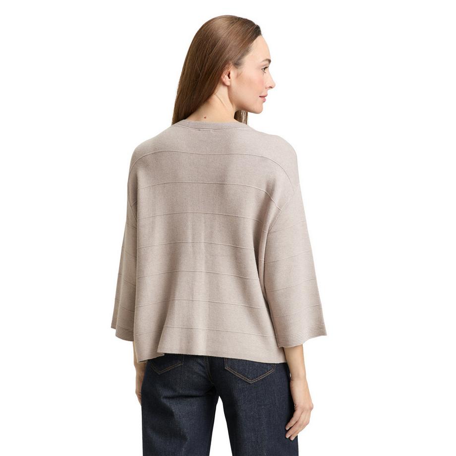 TOM TAILOR Cardigan mit horizontalen Rippendetails  