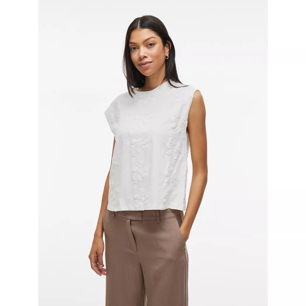 VILA - Top, für Damen, Weiss, Größe M 2