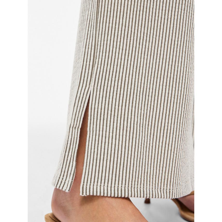 VILA Pantalon rayé à jambe large  