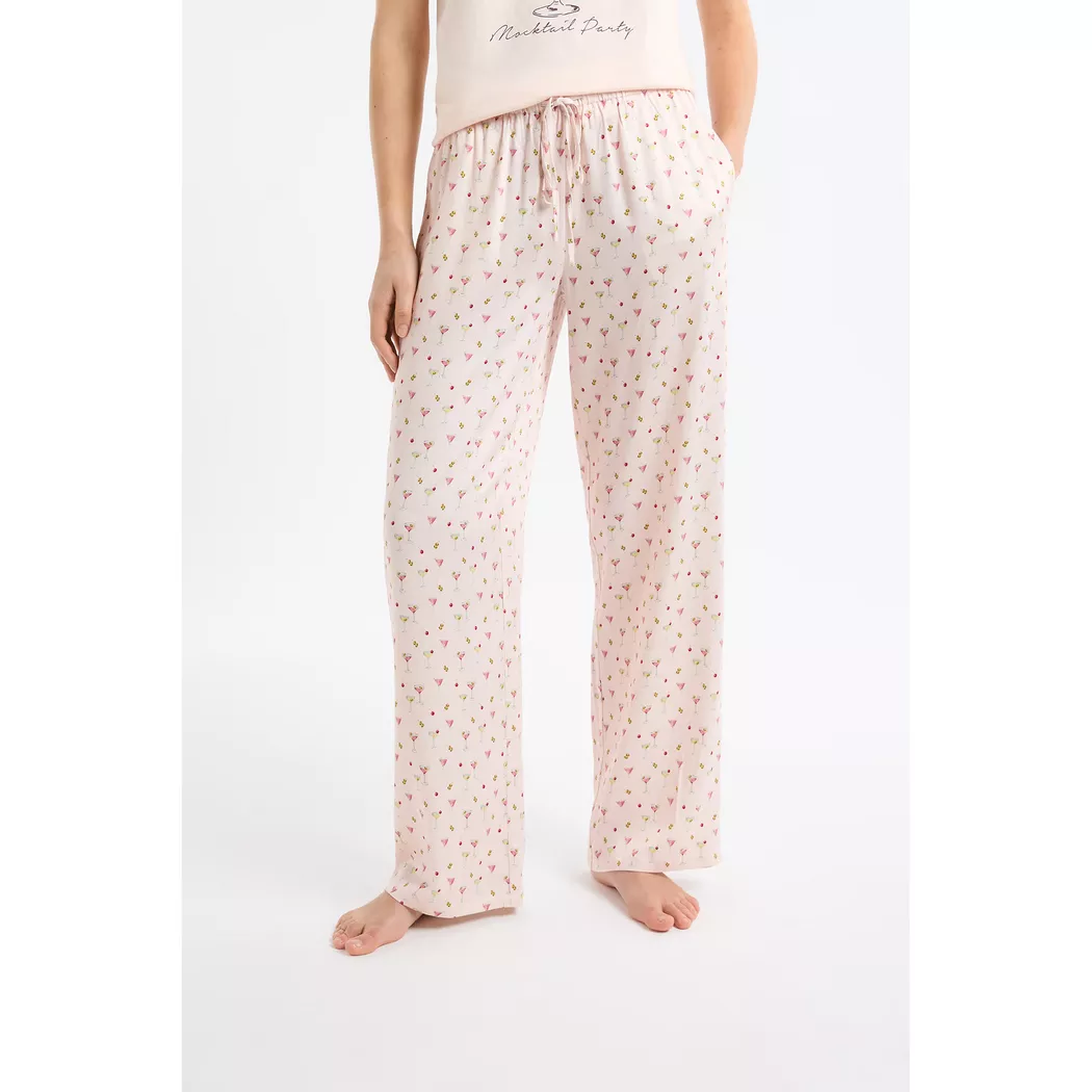 Etam - Pyjamahose, für Damen, Rosa, Größe M 2
