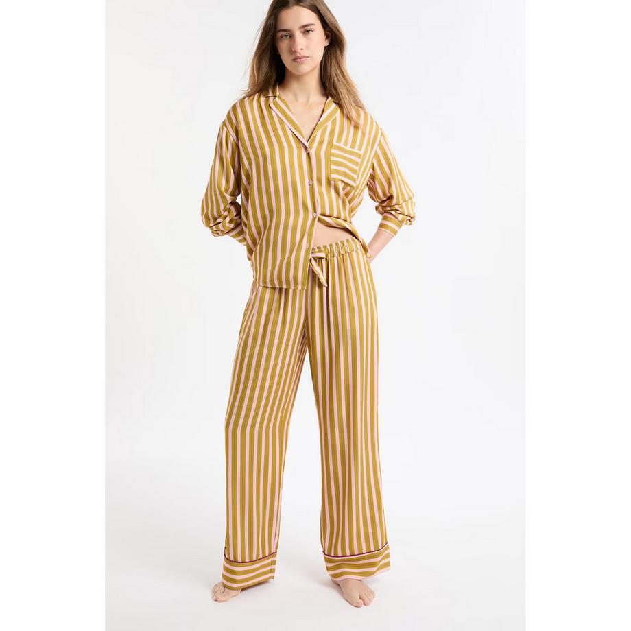 Etam Gestreifte Pyjamahose  