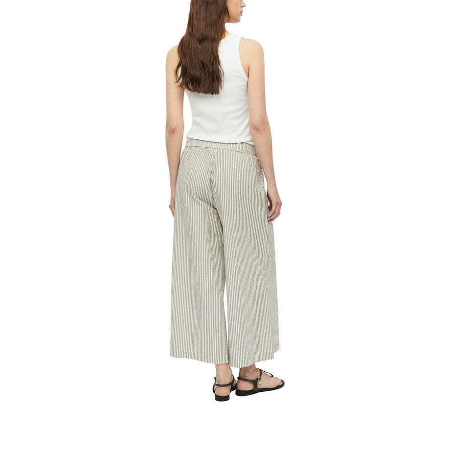 S. Oliver Red Label Pantalon rayé à jambe large  