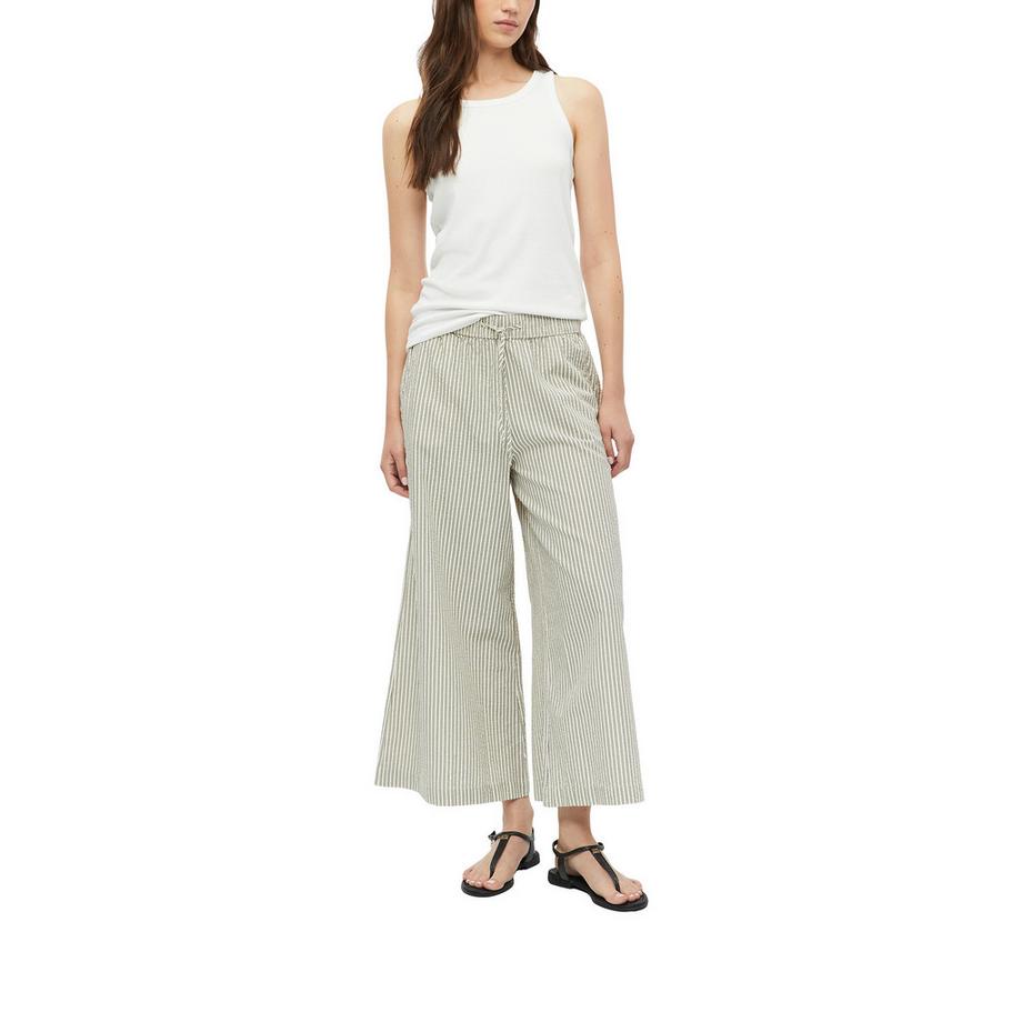 S. Oliver Red Label Pantalon rayé à jambe large  