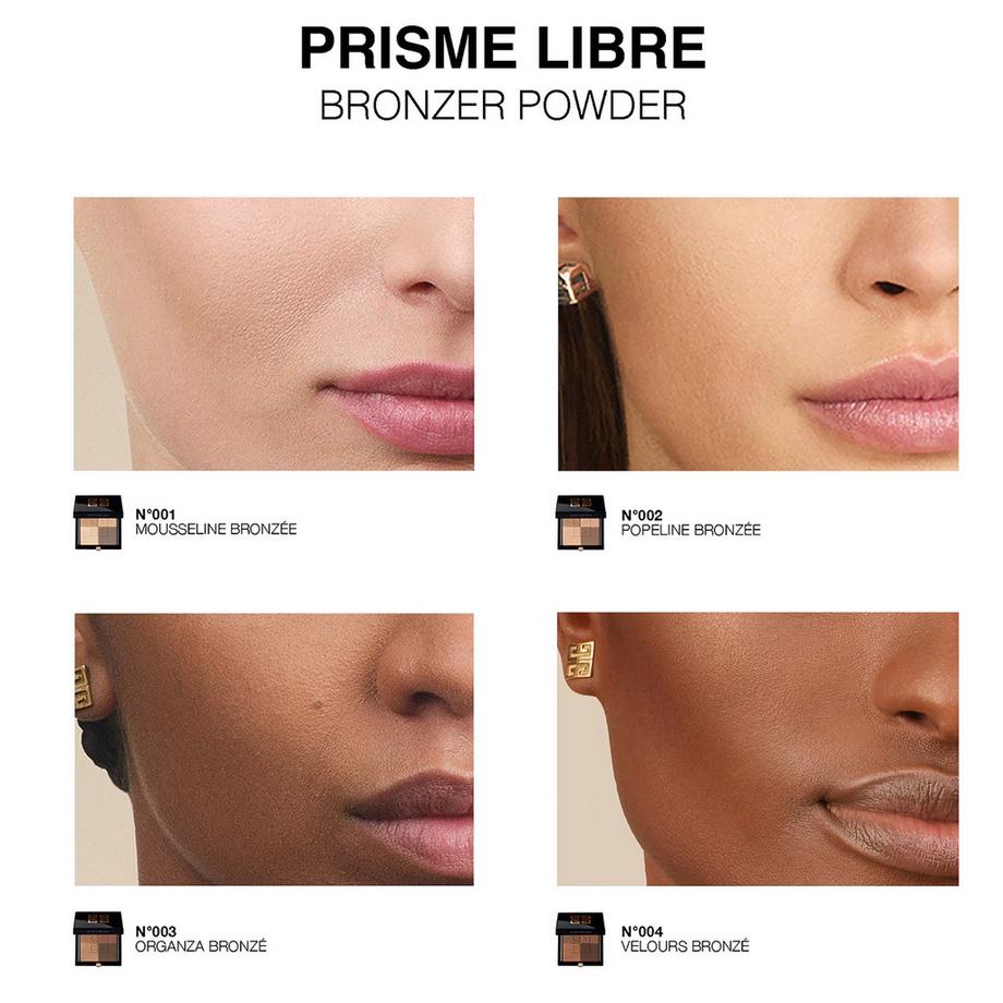 GIVENCHY  Prisme Libre Bronzer Powder - Poudre Bronzante et Sculptante 4 Couleurs 