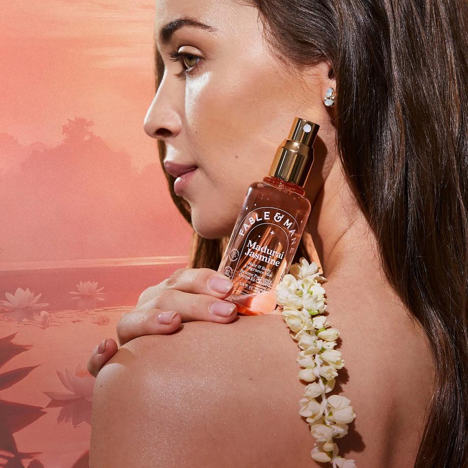 FABLE & MANE  Hair & Body Fragrance Mist Madurai Jasmine -  Brume parfumée Madurai Jasmine 