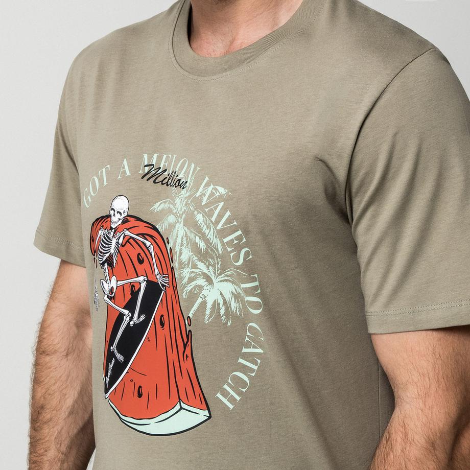 JACK & JONES T-Shirt Imprimé Crâne et Citron  