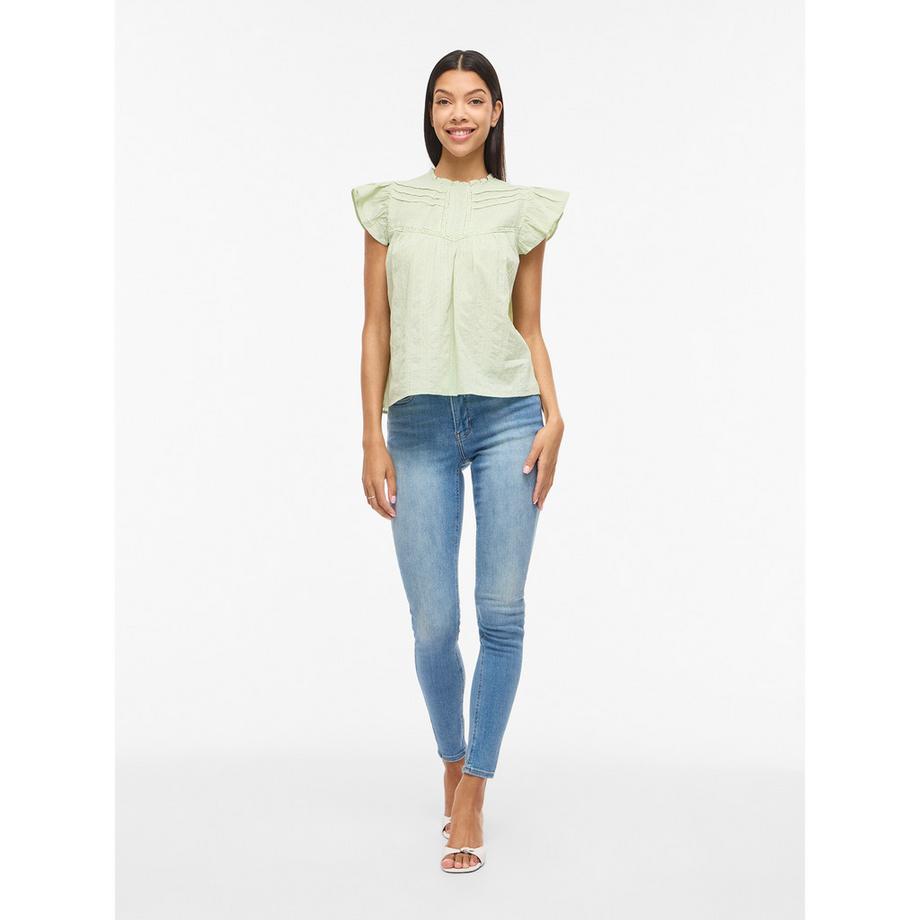 VILA Chemisier à volants  