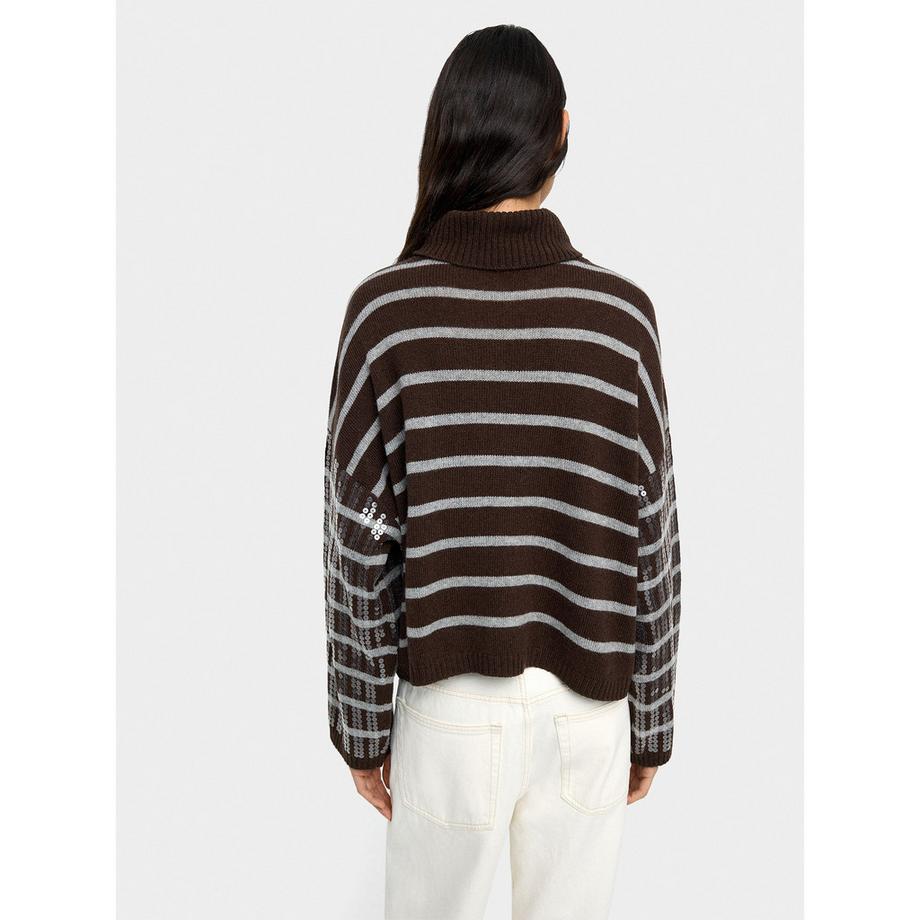 Parfois Rollkragenpullover mit Pailletten  