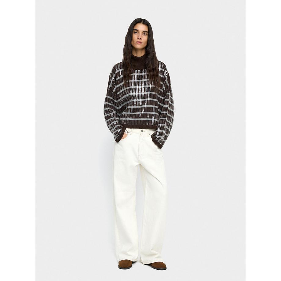 Parfois Rollkragenpullover mit Pailletten  