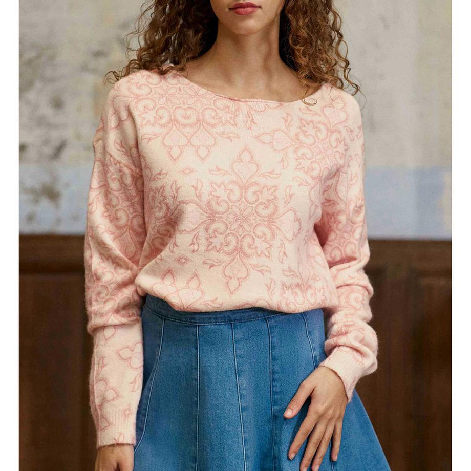 La Petite Etoile Reversibler V-Ausschnitt Pullover  