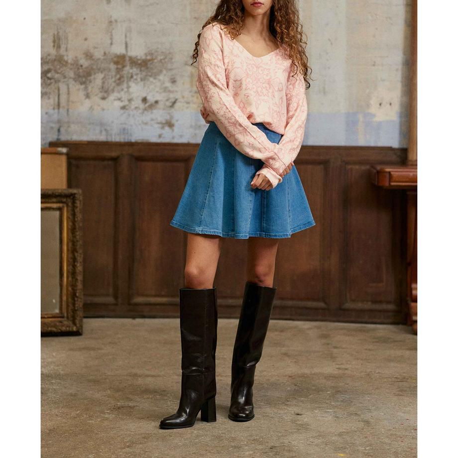 La Petite Etoile Reversibler V-Ausschnitt Pullover  