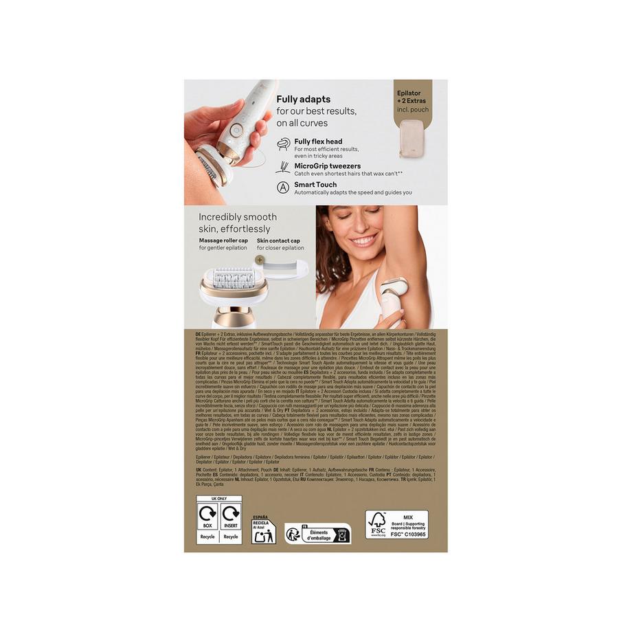 BRAUN Epilierer Silk-épil 9-011, 3D 