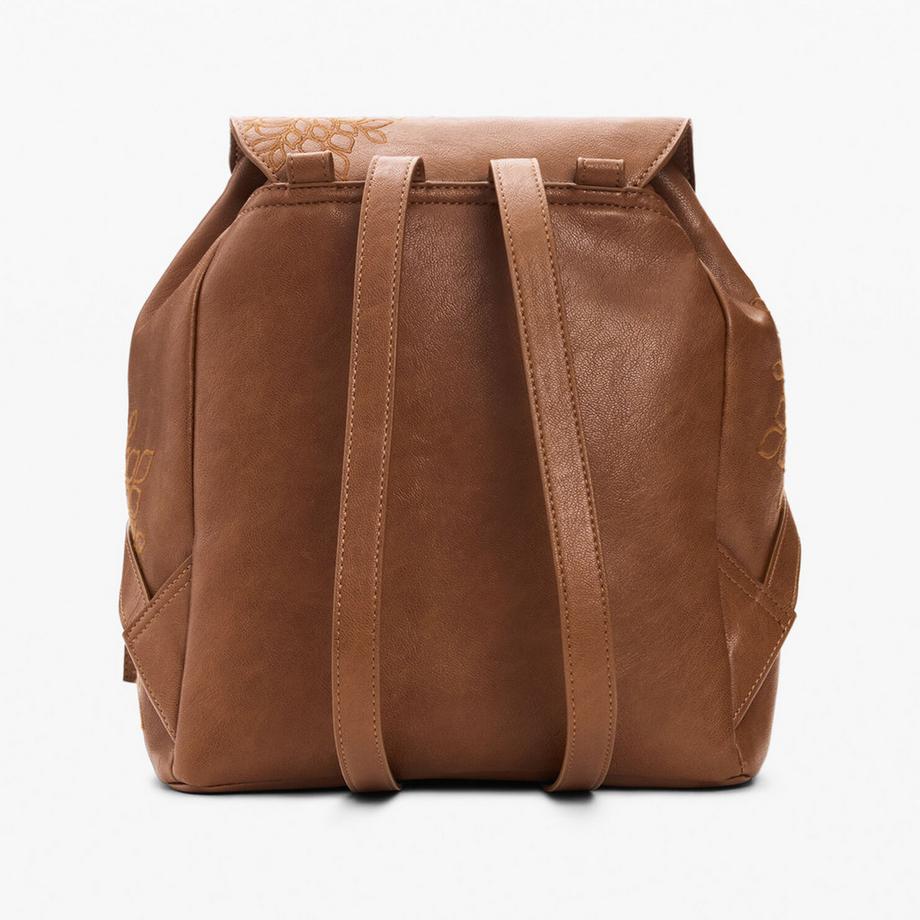 Desigual Sac à dos à motif floral en relief  