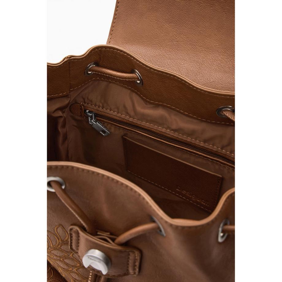 Desigual Sac à dos à motif floral en relief  