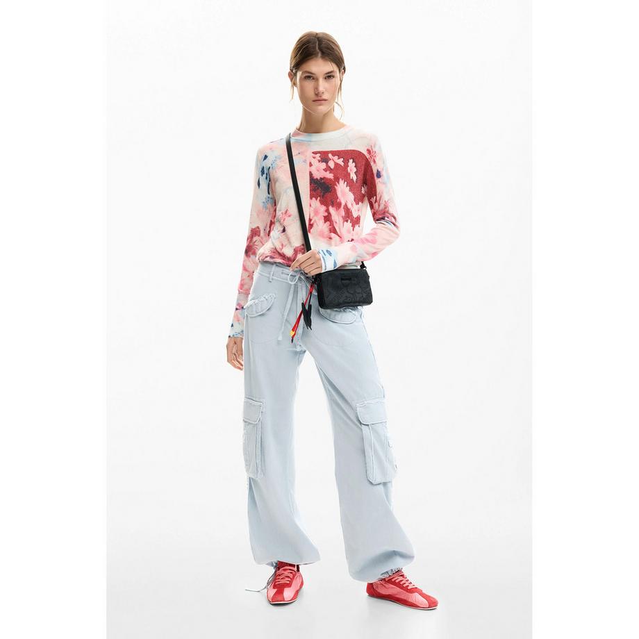 Desigual Portemonnaie mit Schmetterlingsanhänger  