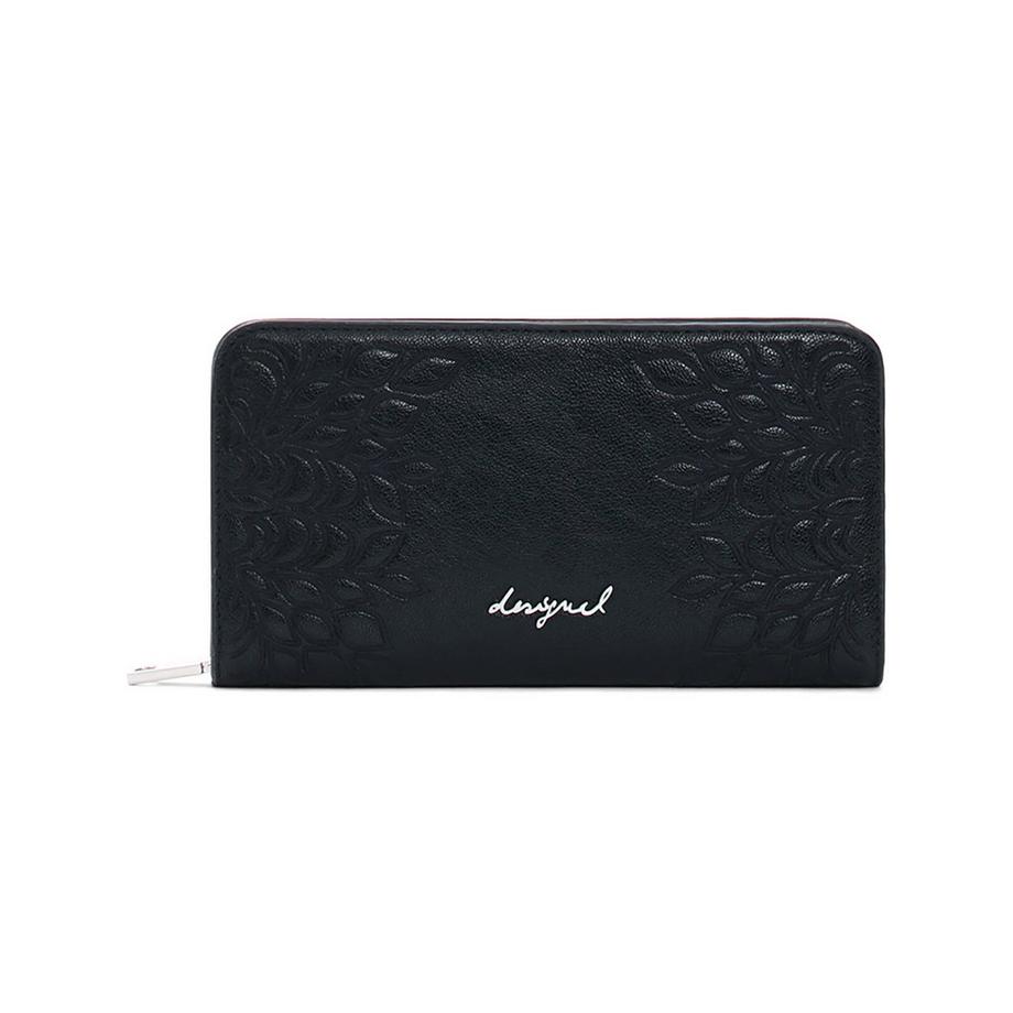 Desigual Portefeuille avec motif floral en relief  