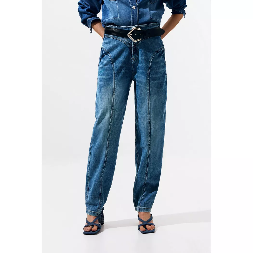 Desigual Pantalon denim jogger BLUE 40 female