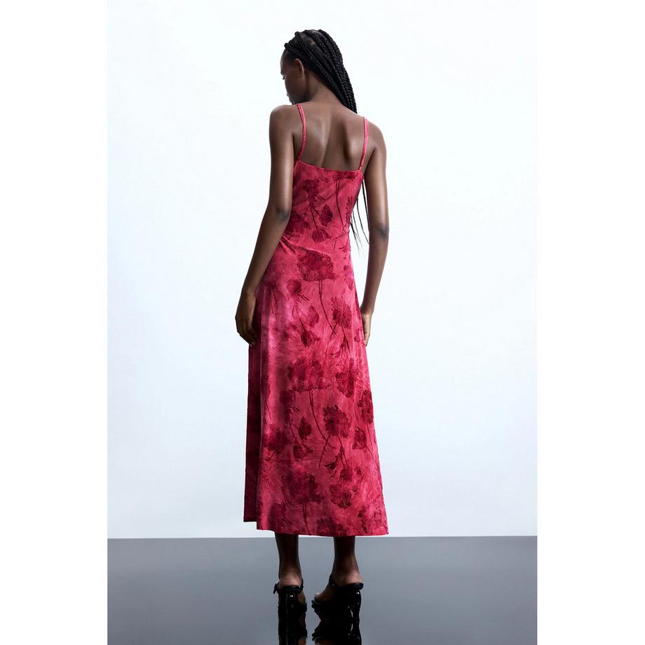 Desigual Ärmelloses Midikleid mit Blumenmuster  