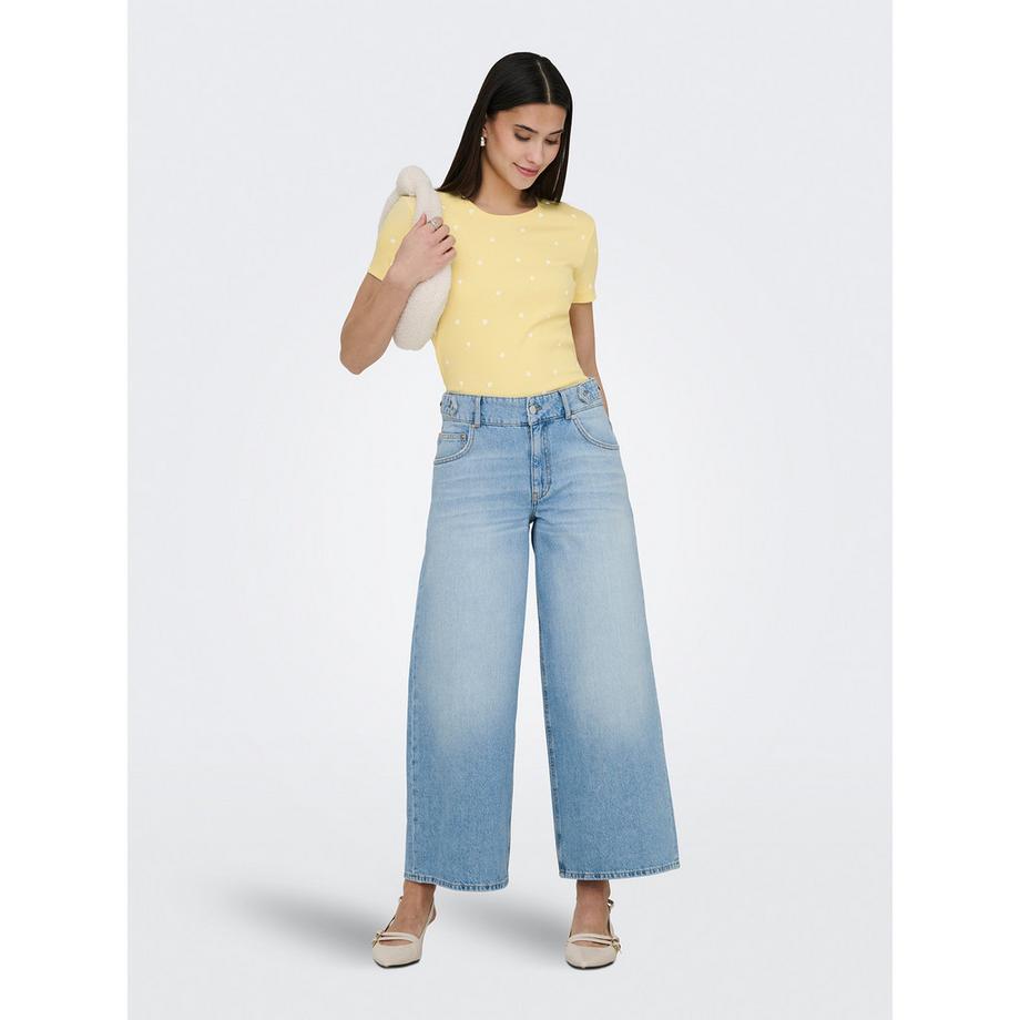 ONLY T-Shirt con Stampa Cuore  